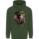 African Elephant Ecology Childrens Kids Hoodie Forest Green
