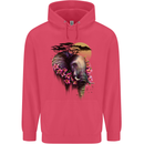 African Elephant Ecology Childrens Kids Hoodie Heliconia