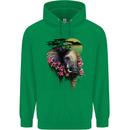African Elephant Ecology Childrens Kids Hoodie Irish Green