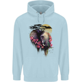 African Elephant Ecology Childrens Kids Hoodie Light Blue