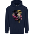 African Elephant Ecology Childrens Kids Hoodie Navy Blue