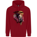 African Elephant Ecology Childrens Kids Hoodie Red