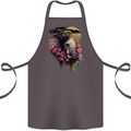 African Elephant Ecology Cotton Apron 100% Organic Dark Grey