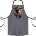 African Elephant Ecology Cotton Apron 100% Organic Steel