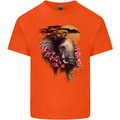 African Elephant Ecology Kids T-Shirt Childrens Orange
