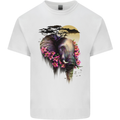 African Elephant Ecology Kids T-Shirt Childrens White