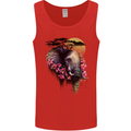African Elephant Ecology Mens Vest Tank Top Red