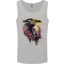 African Elephant Ecology Mens Vest Tank Top Sports Grey