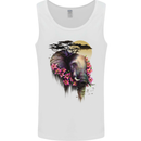 African Elephant Ecology Mens Vest Tank Top White