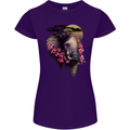 African Elephant Ecology Womens Petite Cut T-Shirt Purple
