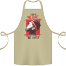 African Woman Even When We Hurt We Hoped Cotton Apron 100% Organic Khaki
