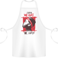 African Woman Even When We Hurt We Hoped Cotton Apron 100% Organic White