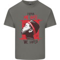 African Woman Even When We Hurt We Hoped Kids T-Shirt Childrens Charcoal