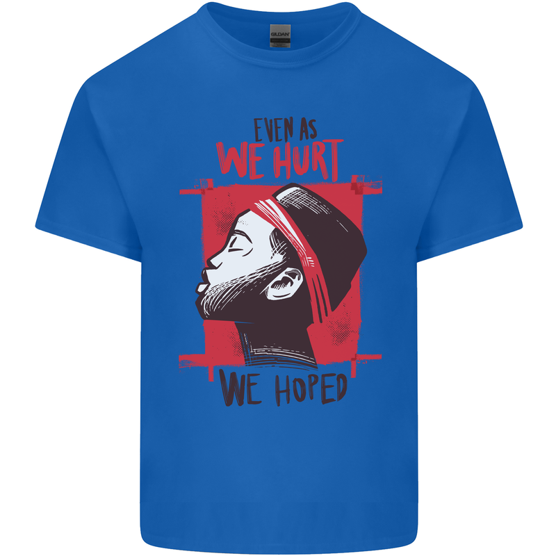 African Woman Even When We Hurt We Hoped Kids T-Shirt Childrens Royal Blue