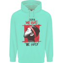 African Woman Even When We Hurt We Hoped Mens 80% Cotton Hoodie Peppermint