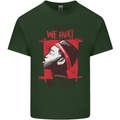 African Woman Even When We Hurt We Hoped Mens Cotton T-Shirt Tee Top Forest Green