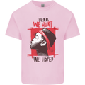 African Woman Even When We Hurt We Hoped Mens Cotton T-Shirt Tee Top Light Pink