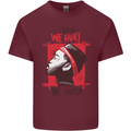 African Woman Even When We Hurt We Hoped Mens Cotton T-Shirt Tee Top Maroon