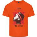 African Woman Even When We Hurt We Hoped Mens Cotton T-Shirt Tee Top Orange