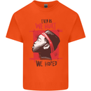 African Woman Even When We Hurt We Hoped Mens Cotton T-Shirt Tee Top Orange