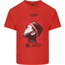 African Woman Even When We Hurt We Hoped Mens Cotton T-Shirt Tee Top Red
