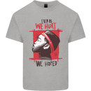 African Woman Even When We Hurt We Hoped Mens Cotton T-Shirt Tee Top Sports Grey