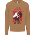 African Woman Even When We Hurt We Hoped Mens Sweatshirt Jumper Caramel Latte