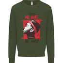 African Woman Even When We Hurt We Hoped Mens Sweatshirt Jumper Forest Green