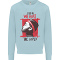 African Woman Even When We Hurt We Hoped Mens Sweatshirt Jumper Light Blue