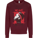 African Woman Even When We Hurt We Hoped Mens Sweatshirt Jumper Maroon