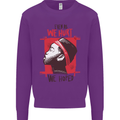 African Woman Even When We Hurt We Hoped Mens Sweatshirt Jumper Purple