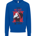 African Woman Even When We Hurt We Hoped Mens Sweatshirt Jumper Royal Blue