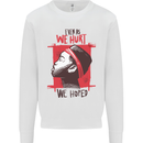 African Woman Even When We Hurt We Hoped Mens Sweatshirt Jumper White