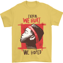 African Woman Even When We Hurt We Hoped Mens T-Shirt Cotton Gildan Yellow