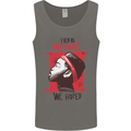 African Woman Even When We Hurt We Hoped Mens Vest Tank Top Charcoal