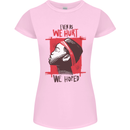 African Woman Even When We Hurt We Hoped Womens Petite Cut T-Shirt Light Pink