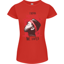 African Woman Even When We Hurt We Hoped Womens Petite Cut T-Shirt Red