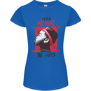 African Woman Even When We Hurt We Hoped Womens Petite Cut T-Shirt Royal Blue