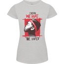 African Woman Even When We Hurt We Hoped Womens Petite Cut T-Shirt Sports Grey