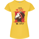 African Woman Even When We Hurt We Hoped Womens Petite Cut T-Shirt Yellow