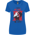 African Woman Even When We Hurt We Hoped Womens Wider Cut T-Shirt Royal Blue