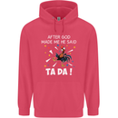 After God Made Me He Said TA DA Funny Childrens Kids Hoodie Heliconia