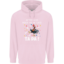 After God Made Me He Said TA DA Funny Childrens Kids Hoodie Light Pink