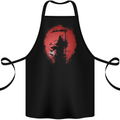 Afterlife Grim Reaper Death Gothic Skull Cotton Apron 100% Organic Black