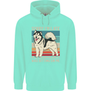 Alaskan Dog Sorry I'm Late Childrens Kids Hoodie Peppermint