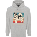 Alaskan Dog Sorry I'm Late Childrens Kids Hoodie Sports Grey