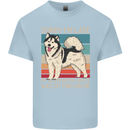 Alaskan Dog Sorry I'm Late Kids T-Shirt Childrens Light Blue
