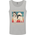 Alaskan Dog Sorry I'm Late Mens Vest Tank Top Sports Grey
