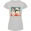 Alaskan Dog Sorry I'm Late Womens Petite Cut T-Shirt Sports Grey