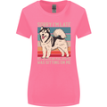 Alaskan Dog Sorry I'm Late Womens Wider Cut T-Shirt Azalea